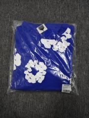 [1:1 TOP QUALITY] Denim Tears Royal Blue Foam Cotton Wreath Pullover Hoodie