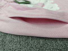 [1:1 Top Quality] Denim Tears Pink Cotton Wreath Jogger Sweatpants