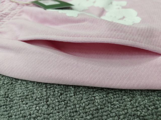 [1:1 Top Quality] Denim Tears Pink Cotton Wreath Jogger Sweatpants