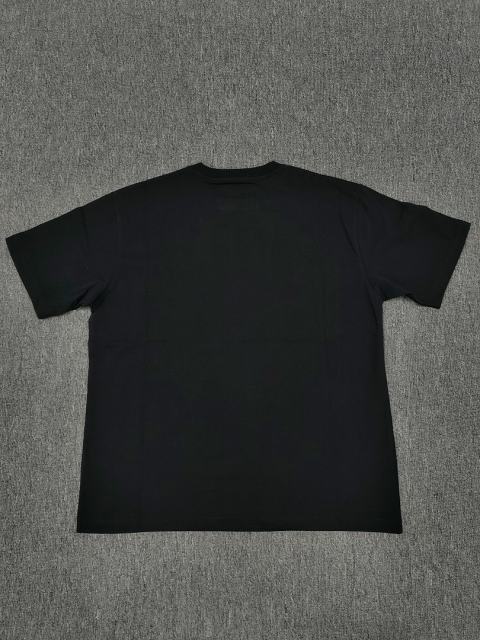 1:1 Top Quality Black White Foam Red Spider Web Short Sleeve T-Shirt