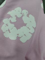 [1:1 TOP QUALITY] Denim Tears Pink Foam Cotton Wreath Pullover Hoodie