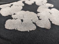 [1:1 TOP QUALITY] Denim Tears Mono Black Foam Cotton Wreath Pullover Hoodie