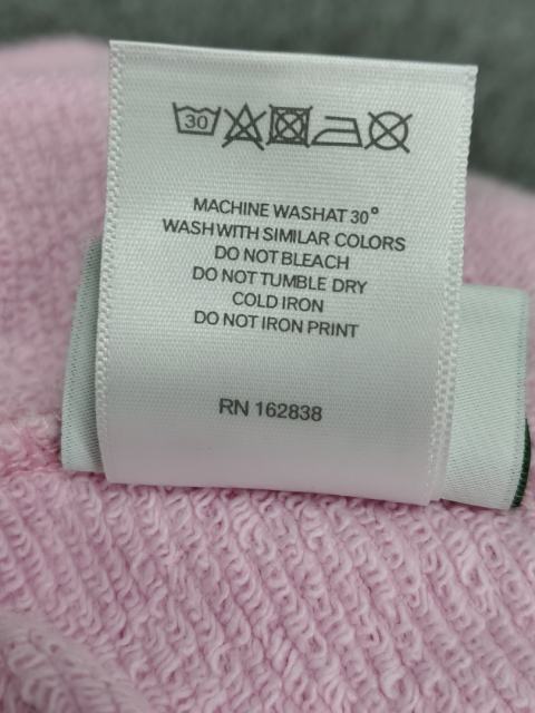 [1:1 Top Quality] Denim Tears Pink Cotton Wreath Straight Sweatpants