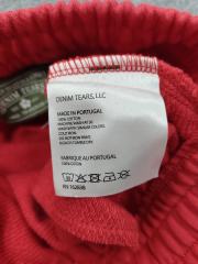 [1:1 Top Quality] Denim Tears Red Cotton Wreath Jogger Sweatpants