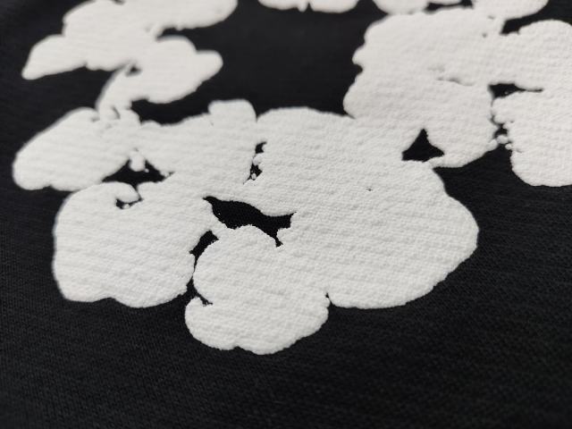 [1:1 Top Quality] Denim Tears Royal Blue Cotton Wreath Jogger Sweatpants