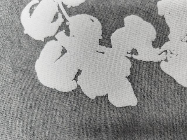 [1:1 Top Quality] Denim Tears Gray Cotton Wreath Shorts