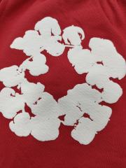 [1:1 Top Quality] Denim Tears Red Cotton Wreath Jogger Sweatpants