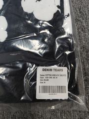 [1:1 Top Quality] Denim Tears Black Cotton Wreath Shorts