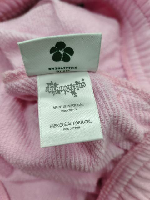 [1:1 Top Quality] Denim Tears Pink Cotton Wreath Jogger Sweatpants
