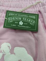 [1:1 Top Quality] Denim Tears Pink Cotton Wreath Jogger Sweatpants