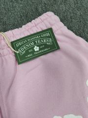 [1:1 Top Quality] Denim Tears Pink Cotton Wreath Shorts