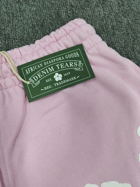 [1:1 Top Quality] Denim Tears Pink Cotton Wreath Shorts