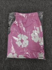 [1:1 Top Quality] Denim Tears Pink Cotton Wreath Shorts