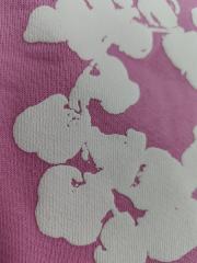 [1:1 Top Quality] Denim Tears Pink Cotton Wreath Shorts