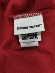 [1:1 TOP QUALITY] Denim Tears Red Foam Cotton Wreath Zipped Hoodie