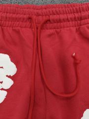 [1:1 Top Quality] Denim Tears Red Cotton Wreath Jogger Sweatpants
