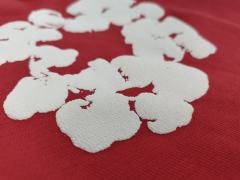 [1:1 Top Quality] Denim Tears Red Cotton Wreath Straight Sweatpants