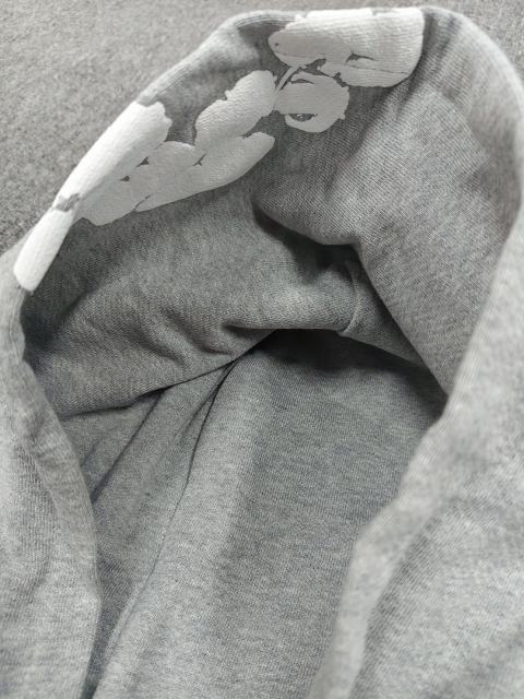 [1:1 TOP QUALITY] Denim Tears Gray Foam Cotton Wreath Pullover Hoodie