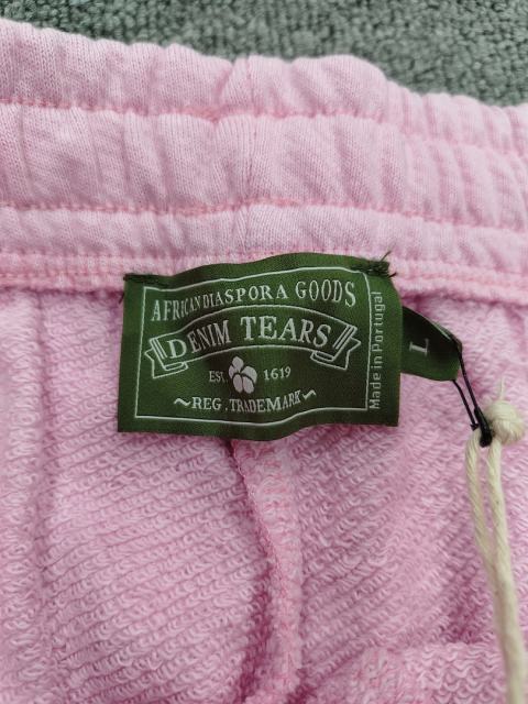 [1:1 Top Quality] Denim Tears Pink Cotton Wreath Jogger Sweatpants