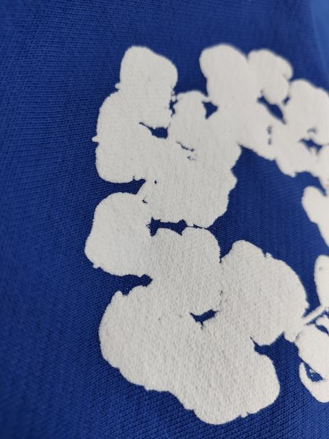 [1:1 Top Quality] Denim Tears Pink Cotton Wreath Straight Sweatpants