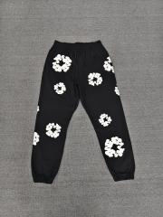 [1:1 Top Quality] Denim Tears Royal Blue Cotton Wreath Jogger Sweatpants