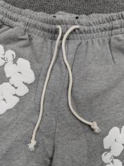 [1:1 Top Quality] Denim Tears Gray Cotton Wreath Jogger Sweatpants