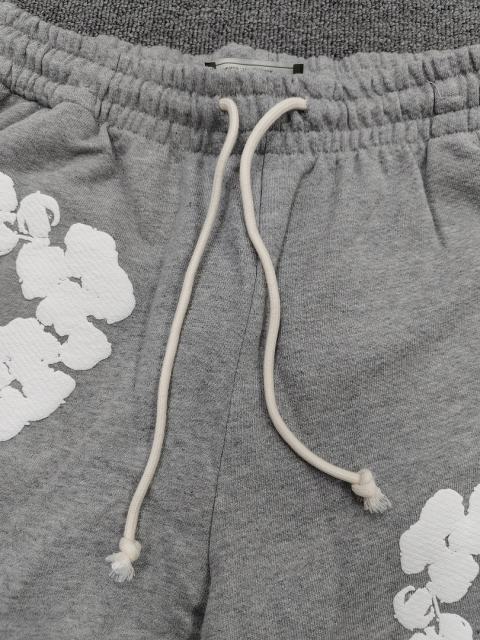 [1:1 Top Quality] Denim Tears Gray Cotton Wreath Jogger Sweatpants
