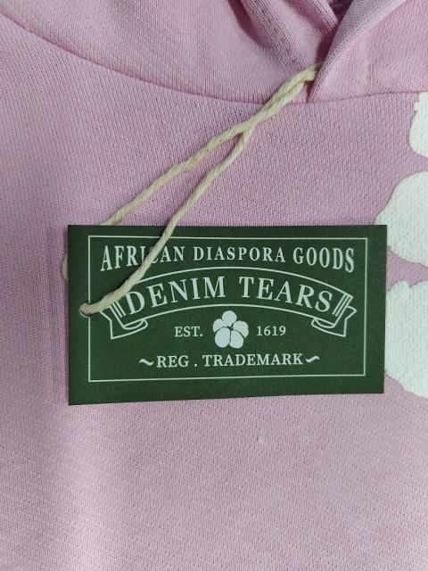 [1:1 TOP QUALITY] Denim Tears Pink Foam Cotton Wreath Pullover Hoodie
