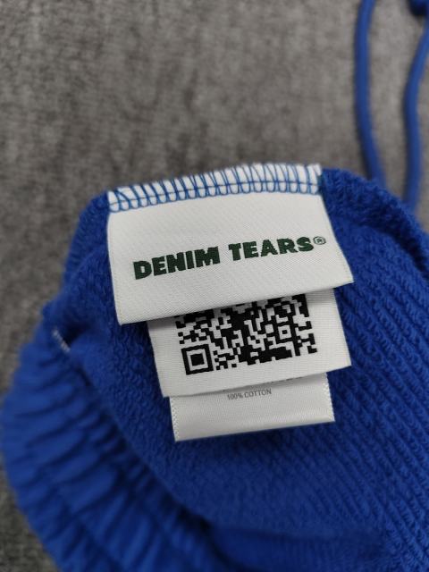 [1:1 Top Quality] Denim Tears Pink Cotton Wreath Straight Sweatpants