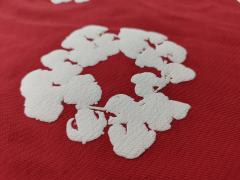 [1:1 Top Quality] Denim Tears Red Cotton Wreath Jogger Sweatpants