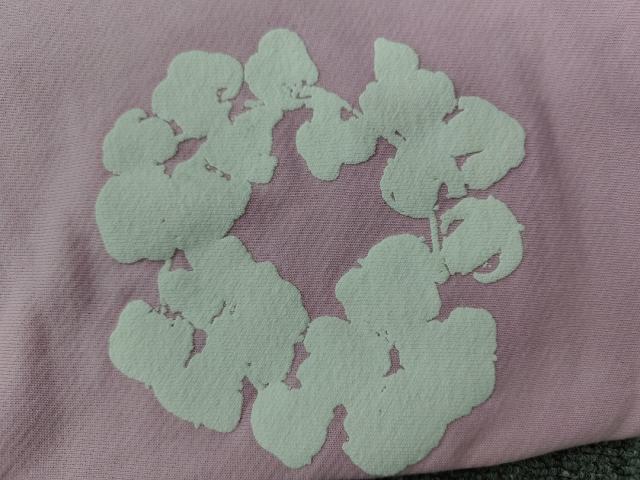 [1:1 Top Quality] Denim Tears Pink Cotton Wreath Jogger Sweatpants