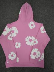 [1:1 TOP QUALITY] Denim Tears Pink Foam Cotton Wreath Pullover Hoodie