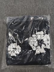 [1:1 TOP QUALITY] Denim Tears Black Foam Cotton Wreath Pullover Hoodie