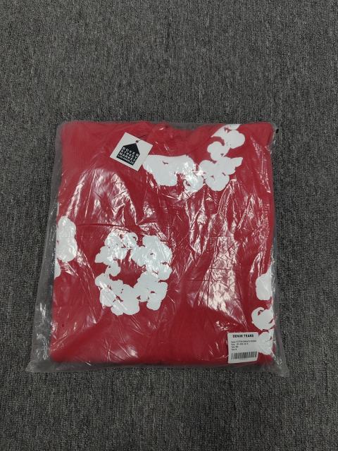 [1:1 TOP QUALITY] Denim Tears Red Foam Cotton Wreath Pullover Hoodie