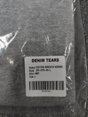 [1:1 TOP QUALITY] Denim Tears Gray Foam Cotton Wreath Pullover Hoodie