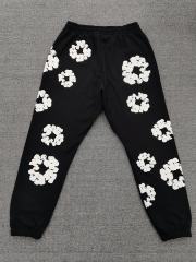 [1:1 Top Quality] Denim Tears Royal Blue Cotton Wreath Jogger Sweatpants