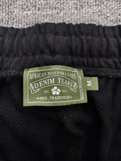 [1:1 Top Quality] Denim Tears Royal Blue Cotton Wreath Jogger Sweatpants
