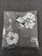 [1:1 TOP QUALITY] Denim Tears Gray Foam Cotton Wreath Zipped Hoodie