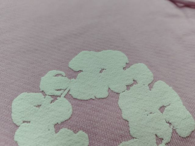 [1:1 Top Quality] Denim Tears Pink Cotton Wreath Jogger Sweatpants