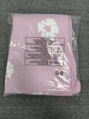 [1:1 Top Quality] Denim Tears Pink Cotton Wreath Straight Sweatpants