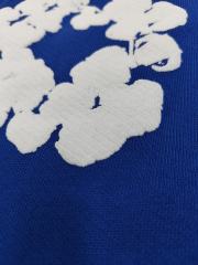 [1:1 Top Quality] Denim Tears Royal Blue Cotton Wreath Shorts
