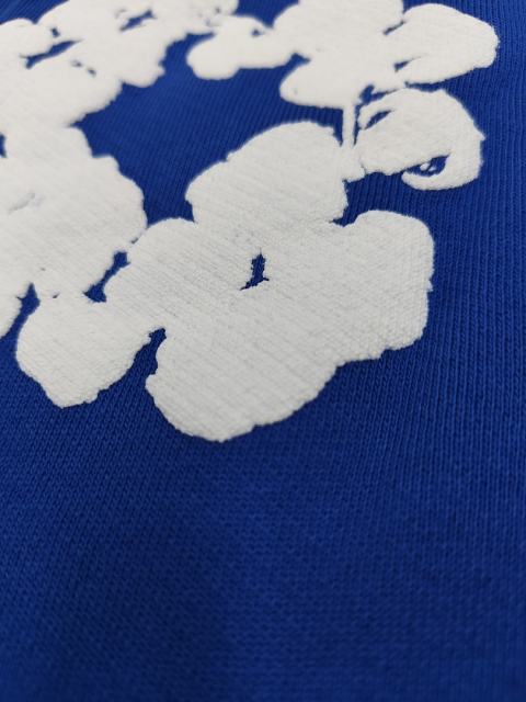 [1:1 Top Quality] Denim Tears Royal Blue Cotton Wreath Shorts