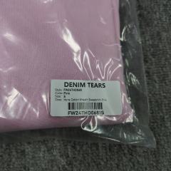 [1:1 TOP QUALITY] Denim Tears Pink Foam Cotton Wreath Pullover Hoodie