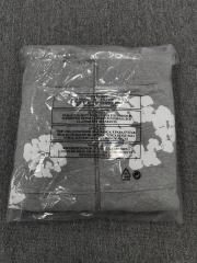 [1:1 TOP QUALITY] Denim Tears Gray Foam Cotton Wreath Zipped Hoodie
