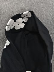 [1:1 TOP QUALITY] Denim Tears Black Foam Cotton Wreath Pullover Hoodie