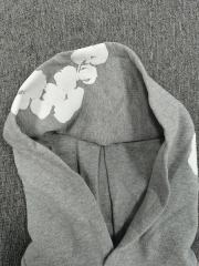 [1:1 TOP QUALITY] Denim Tears Gray Foam Cotton Wreath Pullover Hoodie
