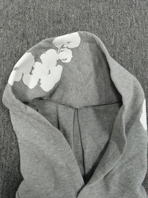 [1:1 TOP QUALITY] Denim Tears Gray Foam Cotton Wreath Pullover Hoodie