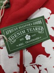 [1:1 TOP QUALITY] Denim Tears Red Foam Cotton Wreath Zipped Hoodie