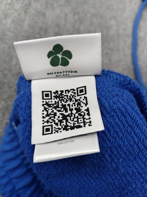 [1:1 Top Quality] Denim Tears Pink Cotton Wreath Straight Sweatpants