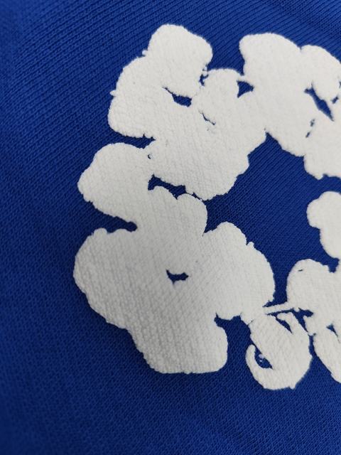[1:1 Top Quality] Denim Tears Royal Blue Cotton Wreath Shorts